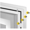 Folia grzewcza na podczerwień MISSION AIR 160 W/m² Black Silver 6 m² (6 m x 100 cm) + regulator Aries LCD Biały Zawartość zestawu Przewody zasilające 2,5 mm² w dwóch kolorach