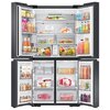 Lodówka SAMSUNG RF 65A967FB1 Side by Side No frost 182.5cm Grafitowa Podajnik wody Kostkarka Triple Cooling Liczba półek 4