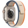 Pasek TECH-PROTECT Nylon Stripe do Apple Watch 6/7/8/9/10/SE/Ultra 1/2 (44/45/46/49mm) Beżowo-pomarańczowy