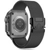 Pasek TECH-PROTECT Milano do Apple Watch 6/7/8/9/10/SE/Ultra 1/2 (44/45/46/49mm) Czarny Materiał Stal nierdzewna