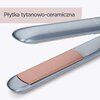 Prostownica BABYLISS ST251PE Denim Luxe 235 stopni Zastosowane technologie Płytki tytanowo - ceramiczne