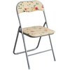 Krzesło składane PATIO Flower 47514 Beżowy