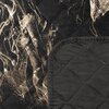 Narzuta EUROFIRANY Luiz 6 220 x 240 cm Czarno-złoty Materiał Poliester