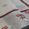 Bieżnik EUROFIRANY Cho 4067 40 x 100 cm Popielaty Materiał Bawełna