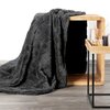 Koc EUROFIRANY D91 Caro 150 x 200 cm Stalowy Kolor Stalowy