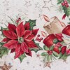 Obrus EUROFIRANY Cho 1270 100 x 100 cm Naturalny Kolor Naturalny