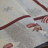Obrus EUROFIRANY Cho 4067 100 x 100 cm Popielaty Materiał Nić metaliczna