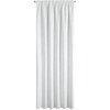 Zasłona EUROFIRANY Rosi 140 x 270 cm Biało-srebrny Materiał 95% poliester