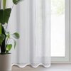 Firana gotowa EUROFIRANY Neri 140 x 250 cm Biały Materiał 100% poliester