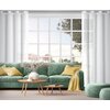 Firana gotowa EUROFIRANY Debra 140 x 250 cm Biały Wysokość [cm] 250
