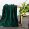 Koc EUROFIRANY Blink 150 x 200 cm Ciemnozielony Informacje dodatkowe Gramatura: 260 g/m2