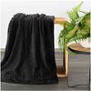 Koc EUROFIRANY Blink 150 x 200 cm Czarny Informacje dodatkowe Gramatura: 260 g/m2
