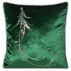 Poszewka EUROFIRANY Royal 10 45 x 45 cm Ciemnozielony
