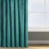 Zasłona EUROFIRANY Design 91 Rosa 140 x 270 cm Ciemnoturkusowy Przeznaczenie Do salonu