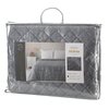 Narzuta EUROFIRANY Blink 3 170 x 210 cm Stalowy Materiał Tkanina welwet