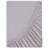 Prześcieradło EUROFIRANY Jersey z gumką 240 x 220 cm Jasnoszary Materiał Jersey bawełniany