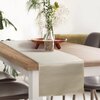Bieżnik EUROFIRANY Sparkle 40 x 180 cm Kremowy Materiał Poliester
