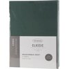 Prześcieradło EUROFIRANY Classic Jersey 240 x 220 cm Ciemnozielony Materiał Bawełna