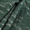 Narzuta EUROFIRANY D91 Blink 1 170 x 210 cm Ciemnozielono-srebrny Materiał Poliester