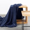 Koc EUROFIRANY Design 91 Lori 170 x 210 cm Granatowy Wzór Gładki