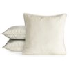 Poszewka EUROFIRANY Velvet 463236 45 x 45 x cm Kremowy Rodzaj zapięcia Zamek