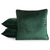 Poszewka EUROFIRANY Velvet 463237 45 x 45 x cm Ciemnozielony Rodzaj zapięcia Zamek