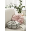 Poduszka EUROFIRANY Flower 41 37 cm Srebrny Materiał poszycia Poliester