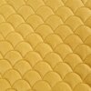 Narzuta EUROFIRANY Ariel 70 x 160 cm Musztardowy Materiał Poliester