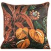 Poszewka EUROFIRANY Velvet 104 45 x 45 cm Czarno-pomarańczowy