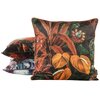 Poszewka EUROFIRANY Velvet 104 45 x 45 cm Czarno-pomarańczowy Rodzaj zapięcia Zamek