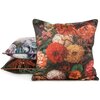 Poszewka EUROFIRANY Velvet 110 45 x 45 cm Ciemnozielono-pomarańczowy Rodzaj zapięcia Zamek