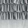 Zasłona EUROFIRANY Aura 140 x 250 cm Srebrny Wysokość [cm] 250