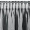 Zasłona EUROFIRANY Aura 140 x 270 cm Srebrny Sposób zawieszenia Żabki