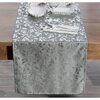 Bieżnik EUROFIRANY Simona 40 x 140 cm Srebrny Rozmiar [cm] 40 x 140