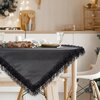 Obrus EUROFIRANY Jasper 85 x 85 cm Czarny Typ Obrus