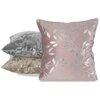 Poszewka EUROFIRANY Velvet 45 x 45 cm Stalowy Rodzaj zapięcia Zamek