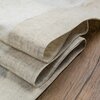 Obrus EUROFIRANY Natu 140 x 220 cm Naturalny Materiał Poliester