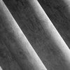 Zasłona EUROFIRANY Pierre 140 x 250 cm Stalowy Materiał 100% poliester - welwet