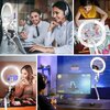 Lampa pierścieniowa APEXEL APL-FL20 Czarny Wyposażenie Uchwyt na smartfona