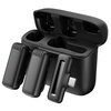 Mikrofon z etui ładującym APEXEL APL-MIC008 (2 szt.) Kolor Czarny