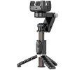 Gimbal ręczny APEXEL Q18 Czarny + lampa Led Kolor Czarny