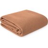 Narzuta EUROFIRANY Len 170 x 210 cm Ceglasty