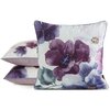 Poszewka EUROFIRANY Velvet 124 45 x 45 cm Fioletowo-kremowy Rodzaj zapięcia Zamek
