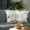 Poszewka EUROFIRANY Velvet 125 45 x 45 cm Kremowy Wzór Kwiaty