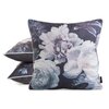 Poszewka EUROFIRANY Velvet 134 45 x 45 cm Czarno-fioletowy Rodzaj zapięcia Zamek
