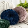 Poduszka EUROFIRANY Velvet 95 40 cm Granatowy Rodzaj Dekoracyjna