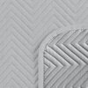 Narzuta EUROFIRANY Len 200 x 220 cm Srebrny Rozmiar [cm] 200 x 220
