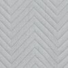 Narzuta EUROFIRANY Len 200 x 220 cm Srebrny Materiał Poliester