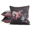 Poszewka EUROFIRANY Velvet (137) 45 x 45 cm Czarno-bordowy Rodzaj zapięcia Zamek
