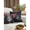 Poszewka EUROFIRANY Velvet (137) 45 x 45 cm Czarno-bordowy Liczba elementów w zestawie 1